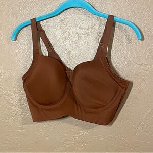 Shapellx AirSlim Underwire Push Up Bra Brown Bare Essentials 36 DD